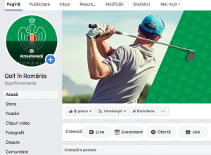 Facebook Golf in Romania