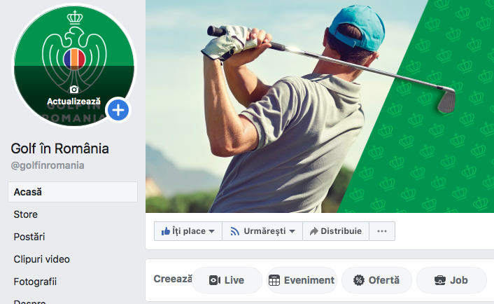 Cluburile de golf primesc acces la Facebook Golf in Romania