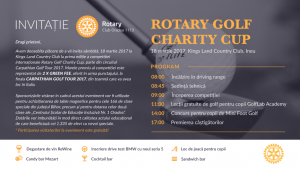Invitatie Rotary Golf Charity Cup