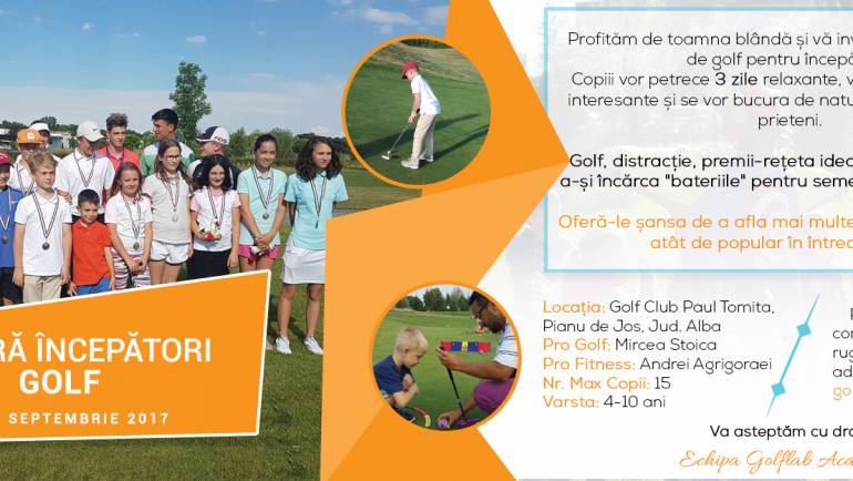 Tabăra GolfLab Academy pentru începători – SNAG Golf