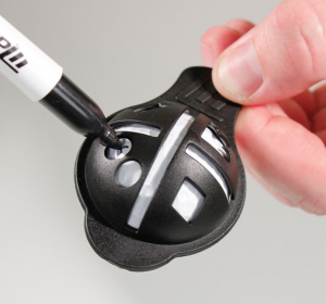Sistem de marcare a mingilor de golf.