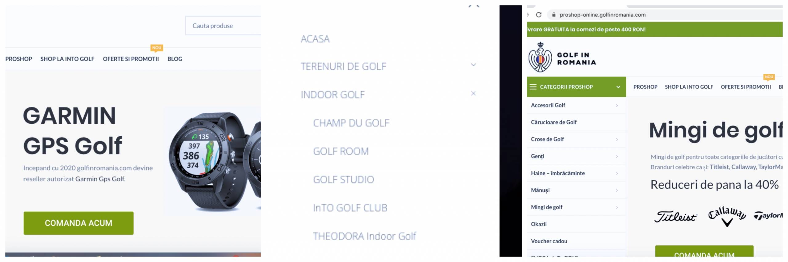 noutăți pe golfinromania.com