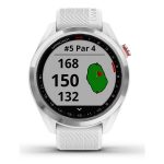 Ceas GPS Garmin Approach S42 alb fata