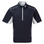 ootJoy Half Zip Short Sleeve Windshirt AlbastruAlb